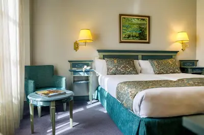 Cama o camas de una habitación en Palacio de los Velada