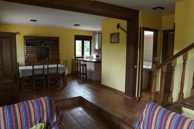 Zona de estar de Casa la Cabañuela