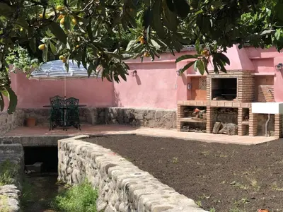Jardín al aire libre en Molino de La Médica - Casa Rural de Lujo en Gredos