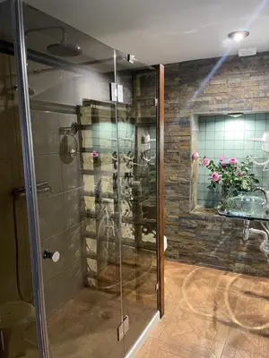 Un baño de Apartamento rural jama