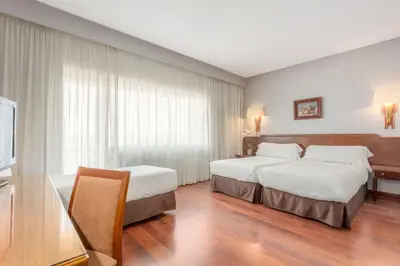 Cama o camas de una habitación en Crisol Regio