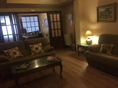 Zona de estar de Hostal Argentino