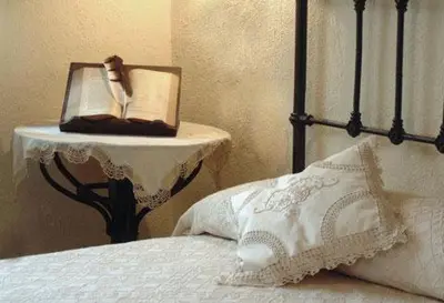 Cama o camas de una habitación en CASA RURAL MARGARITA I