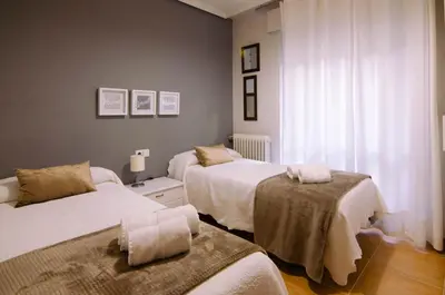 Cama o camas de una habitación en Vut. GALERIA DEL OESTE