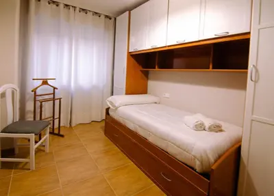 Cama o camas de una habitación en Vut. GALERIA DEL OESTE