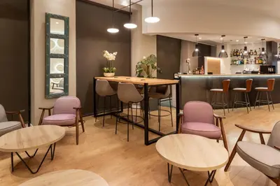 Una cocina o zona de cocina en Catalonia Plaza Mayor Salamanca