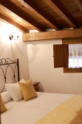 Cama o camas de una habitación en Casa rural La Aldea