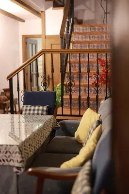Zona de estar de Casa rural La Aldea