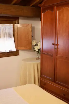 Cama o camas de una habitación en Casa rural La Aldea