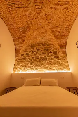 Cama o camas de una habitación en Galarza Deluxe Casa XVI-XVII Parking privado Gratis