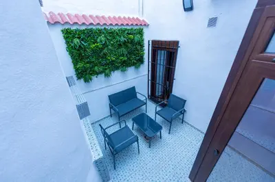 Zona de estar de Galarza Deluxe Casa XVI-XVII Parking privado Gratis