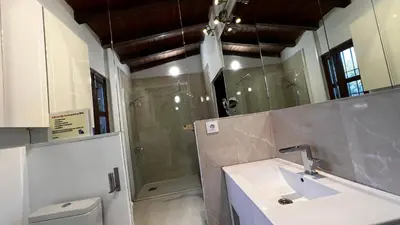 Un baño de Casa Rural La Pradera