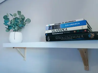 Biblioteca en el apartamento