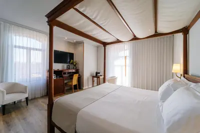 Cama o camas de una habitación en Abba Fonseca