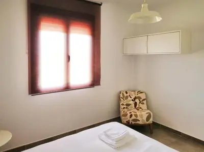Cama o camas de una habitación en Casa Rural Paraje Valdefuentes **