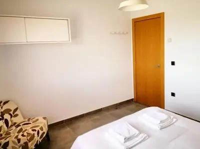 Cama o camas de una habitación en Casa Rural Paraje Valdefuentes **