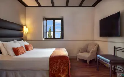 Cama o camas de una habitación en Hospes Palacio de San Esteban, a Member of Design Hotels