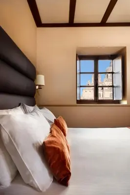 Cama o camas de una habitación en Hospes Palacio de San Esteban, a Member of Design Hotels
