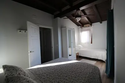 Cama o camas de una habitación en Apartamentos Vedelejos