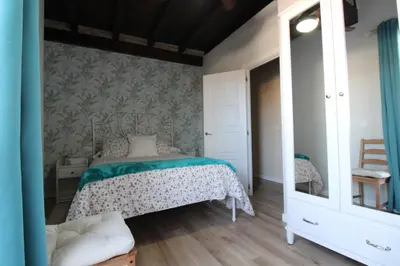Cama o camas de una habitación en Apartamentos Vedelejos