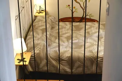 Cama o camas de una habitación en Destino Deluxe Plaza De Santiago- 1 hab