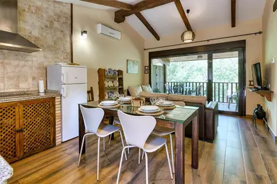 Una cocina o zona de cocina en Apartamentos rurales Alameda del Jerte
