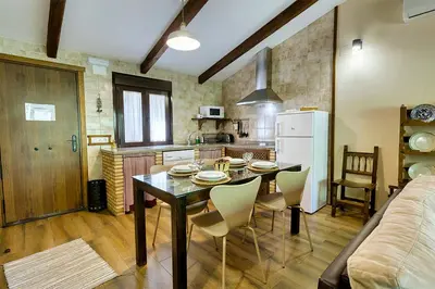 Una cocina o zona de cocina en Apartamentos rurales Alameda del Jerte