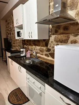 Una cocina o zona de cocina en APARTAMENTO ESTUDIO AS ANDURIÑAS