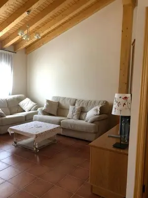 Zona de estar de El huerto de Lino