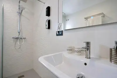Un baño de Apartamento De la Haya, junto al Teatro Romano