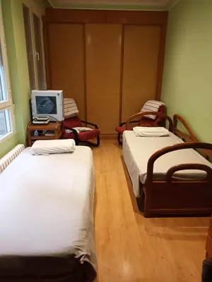 Cama o camas de una habitación en IDEAL FAMILAS