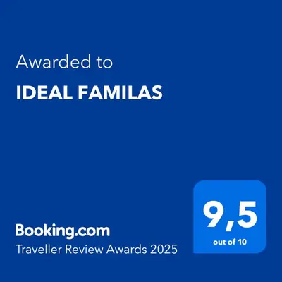 Certificado, premio, señal o documento que está expuesto en IDEAL FAMILAS