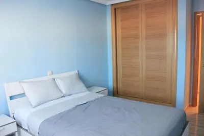 Cama o camas de una habitación en El balcón de la Sierra de Gredos