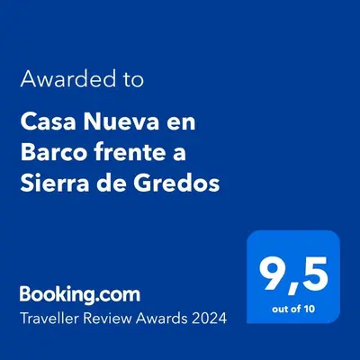 Certificado, premio, señal o documento que está expuesto en El balcón de la Sierra de Gredos