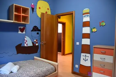 Cama o camas de una habitación en Ciudad Rodrigo La Casa Azul