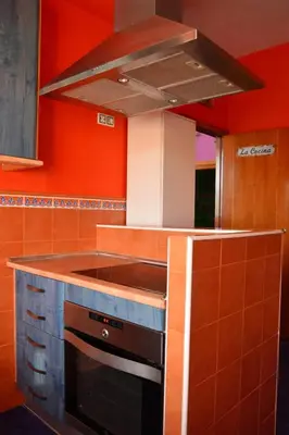 Una cocina o zona de cocina en Ciudad Rodrigo La Casa Azul
