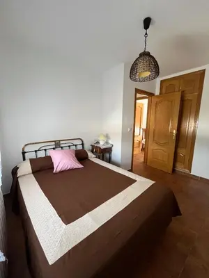 Cama o camas de una habitación en Apartamentos en sierra de gata ALMA