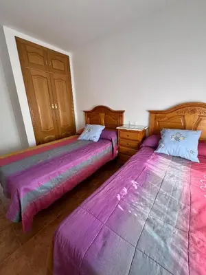 Cama o camas de una habitación en Apartamentos en sierra de gata ALMA