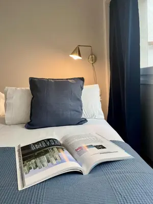 Cama o camas de una habitación en Apartamento Turístico Clavellinas IV