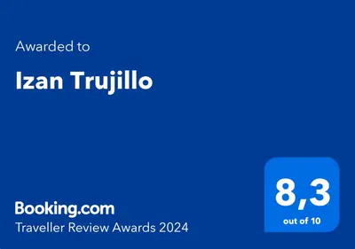 Certificado, premio, señal o documento que está expuesto en Izan Trujillo