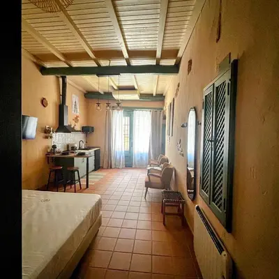 Cama o camas de una habitación en ANJ Alojamientos