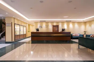 El vestíbulo o zona de recepción de Eurostars Las Claras
