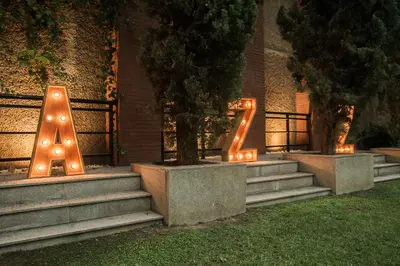 Jardín al aire libre en AZZ Mérida Medea Hotel