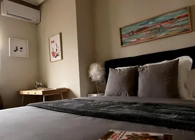 Cama o camas de una habitación en VUT PLAZA DEL ANGEL