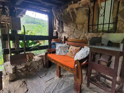 Zona de estar de Casas Rurales El Cerro y El Cerezo