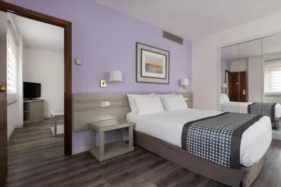 Cama o camas de una habitación en Exe Salamanca