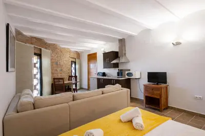 Una cocina o zona de cocina en Apartamentos Turísticos Lobelia Suites