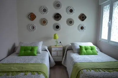 Cama o camas de una habitación en DOMUS SALAMANCA. MELCHOR CANO. Centro. 4 dormitorios