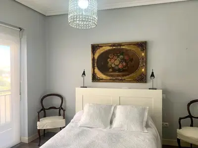 Cama o camas de una habitación en TIGER wifi y garaje