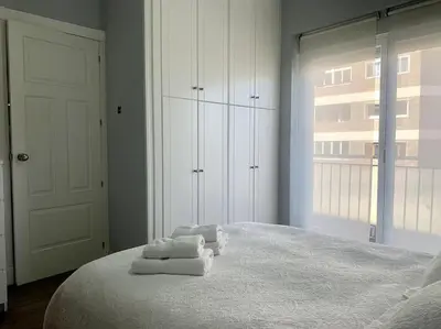 Cama o camas de una habitación en TIGER wifi y garaje